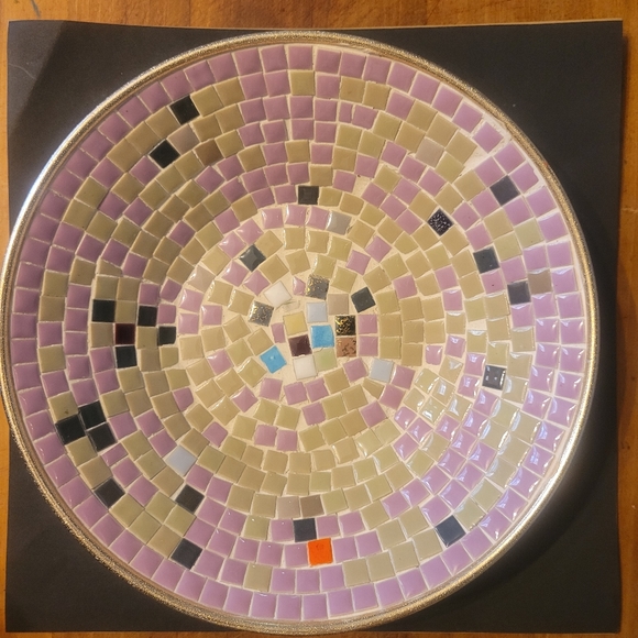 Mid Century Modern Tiled Bowl - Picture 1 of 8